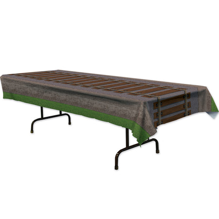 Railway Track Tablecover - 137cm x 274cm