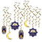 Ramadan Whirl Decorations - Pack of 12