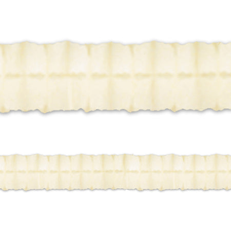 Ivory Tissue Paper Garland - 4m