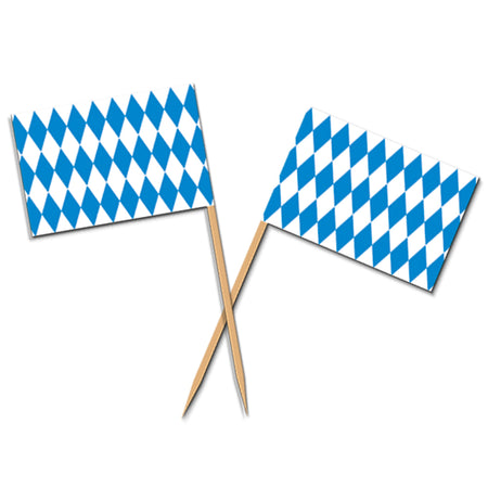 Oktoberfest Flag Picks - Pack of 50