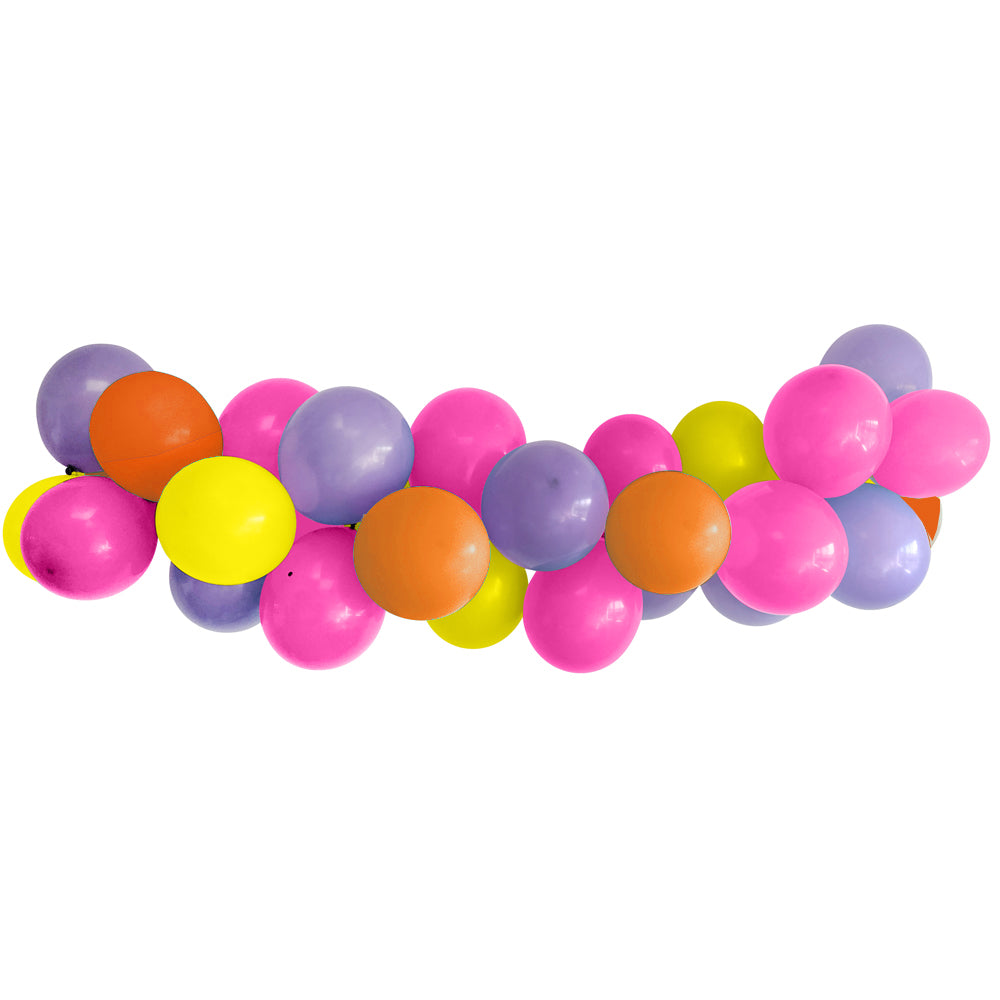 Orange, Pink and Yellow Balloon Arch DIY Kit - 2.5m