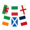 Rugby Six Nations PVC Flag Bunting - 10m