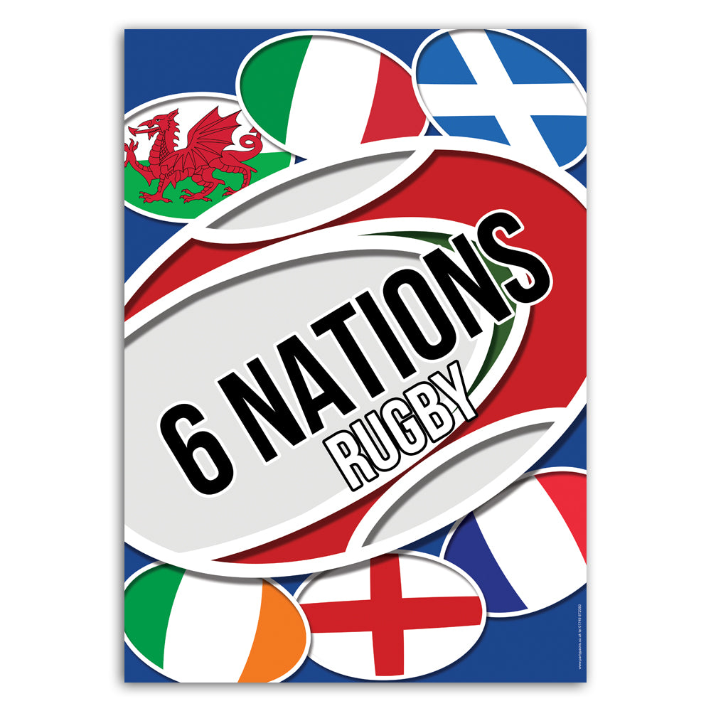 six nations rugby poster
