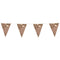 Rose Gold Mini Foil Bunting - 3m