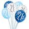Birthday Glitz Blue 21st Pearlised Latex Balloons - Pack of 6