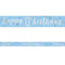 Birthday Glitz Blue Happy 13th Birthday Foil Banner - 2.7m