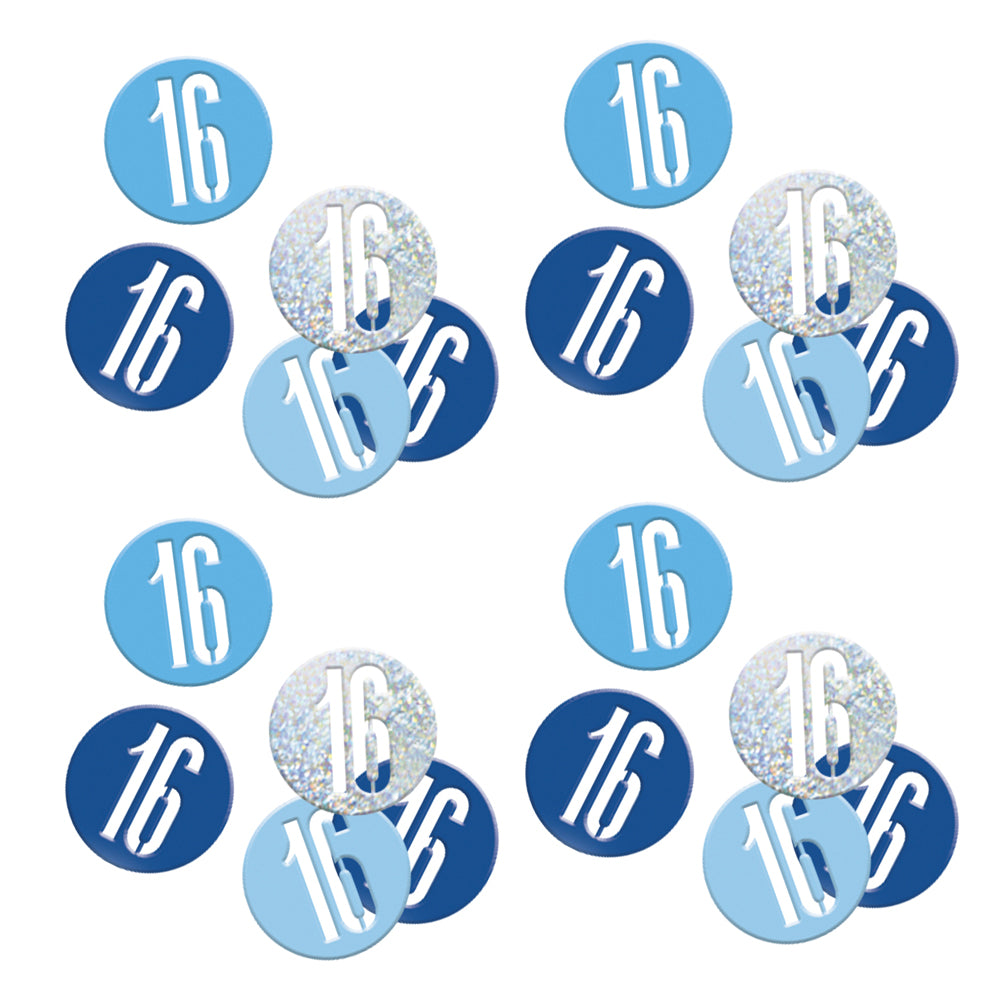 TONIFUL 4 Blue White Gold Balloon Centerpieces For - View #4