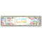 Alice in Wonderland Personalised Banner Party Decoration - 1.2m
