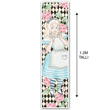 Alice in Wonderland - Alice Portrait Wall & Door Banner Party Decoration - 1.2m