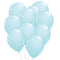 Pastel Blue Matte Latex Balloons - 12