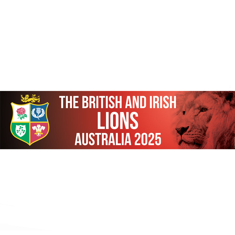 Lions Rugby Australia 2025 Tour Paper Banner - 1.2m