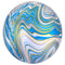 Blue Marblez Orbz Foil Balloon - 38cm