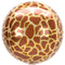 Animalz Giraffe Print Orbz Foil Balloon - 38cm