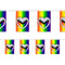 Pride Glitter Rainbow Bunting - 2.4m