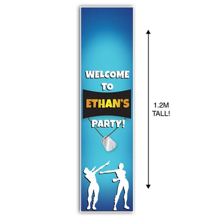 Battle Royale Personalised Portrait Wall and Door Banner Decoration - 1.2m