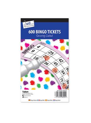 Bingo Ticket Book - 600 Tickets
