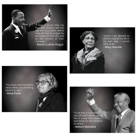 Black History Quotes Posters - A3 - Pack of 4