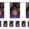 Bonfire Night Fireworks Paper Flag Bunting - 2.4m
