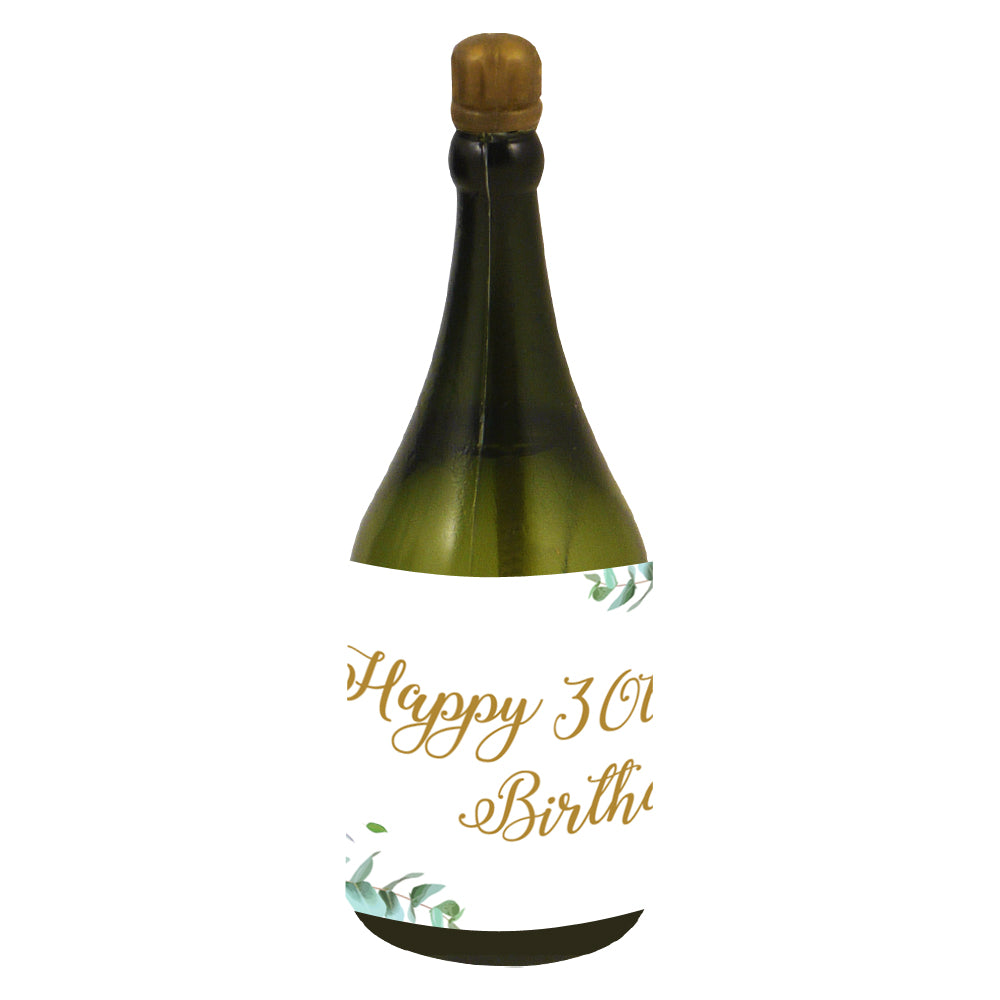 Personalised Champagne Bubbles - Botanical - Pack of 16