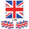 Great Britain Union Jack Napkins - 33cm - Pack of 96