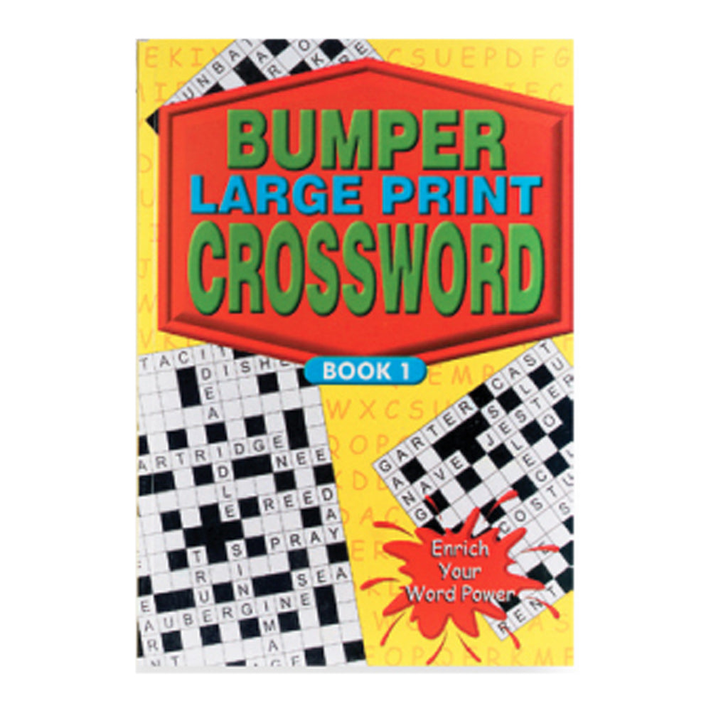 Large Print Crossword Puzzle Book - Each