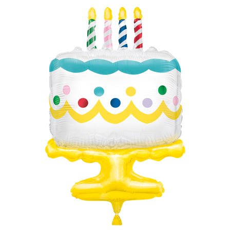 Birthday Cake Supershape Foil Balloon - 25