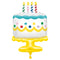 Birthday Cake Supershape Foil Balloon - 25