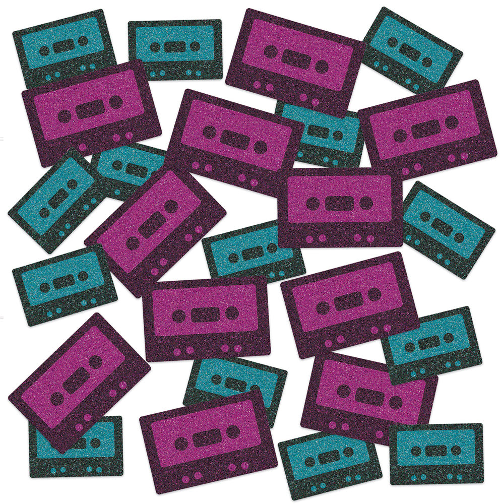 Glitter Cassette Tape Confetti Sprinkles - 14g