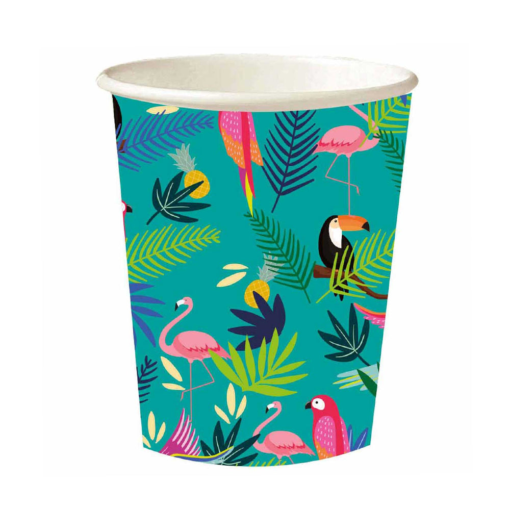 Club Tropicana Paper Cups - Pack of 8