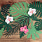 Green Paper Tropical Leaves - Pack of 21