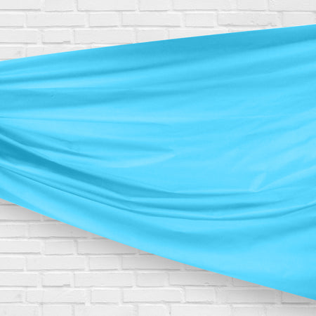 Turquoise Plastic Drape - 30.5m