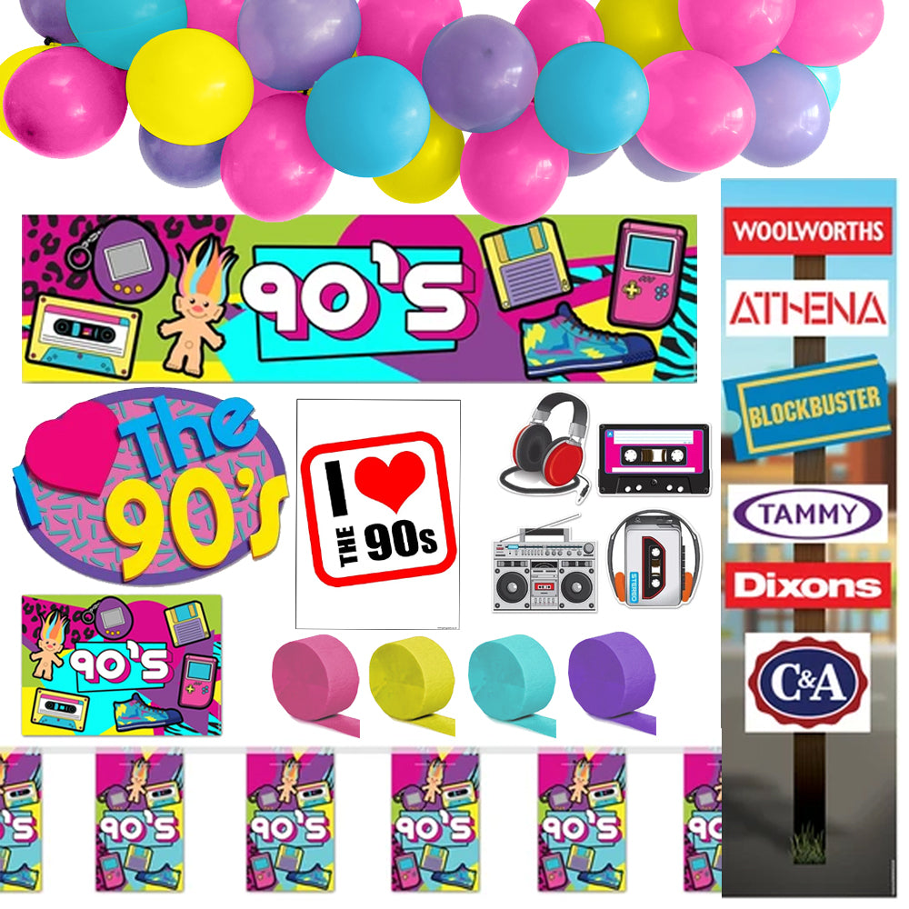90's Decoration Party Pack