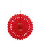 Red Hanging Paper Fan Decoration - 16