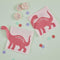 Pink Pop Out Dinosaur Paper Napkins - Pack of 16