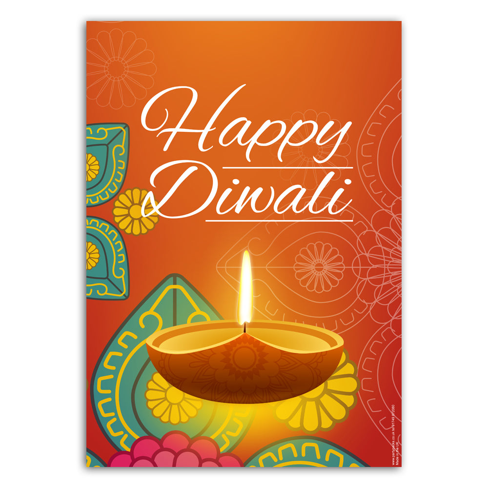 Happy Diwali Poster Decoration - A3