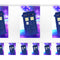 Time Travel Police Box Flag Bunting - 2.4m