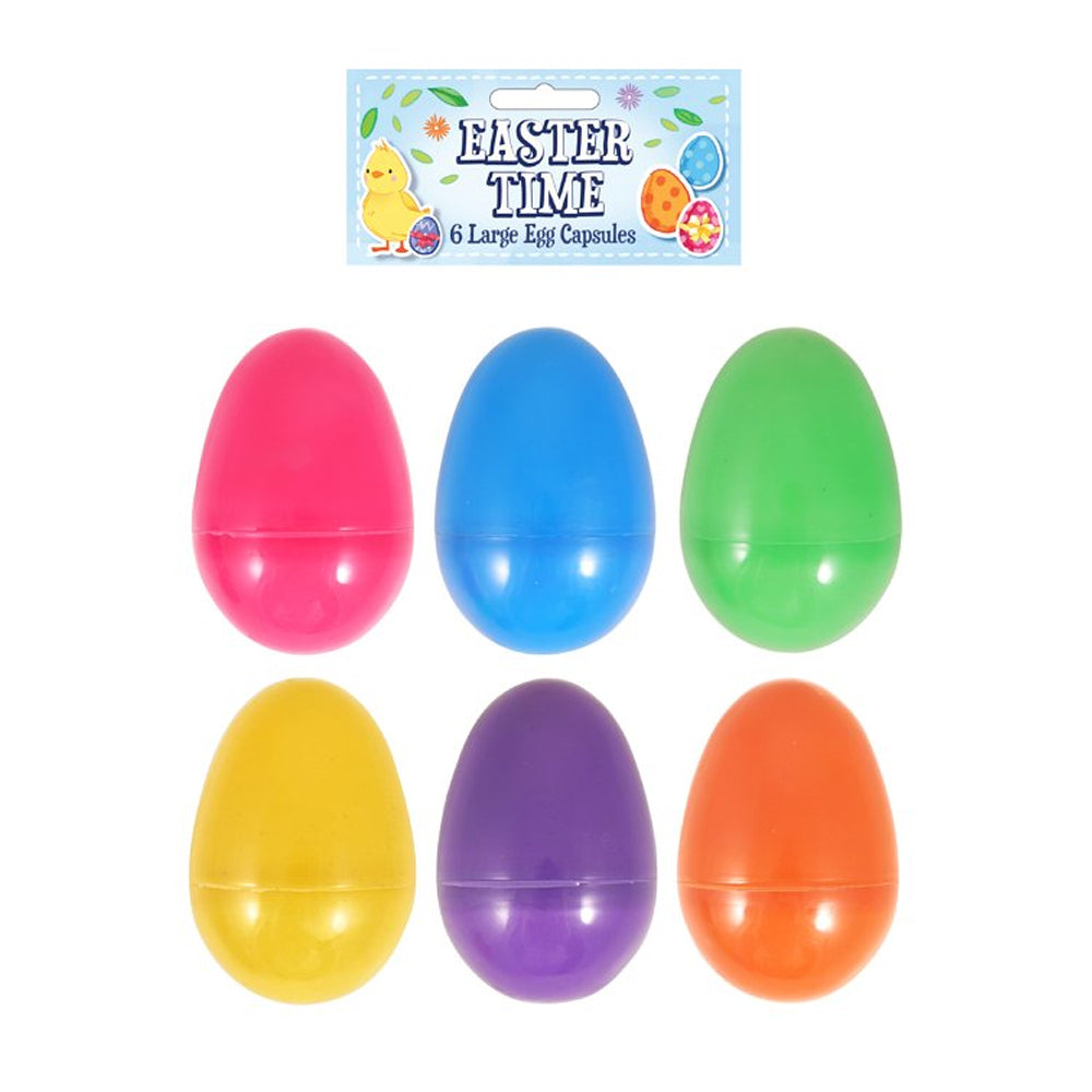 Easter Egg Capsules - 6 Assorted Colours