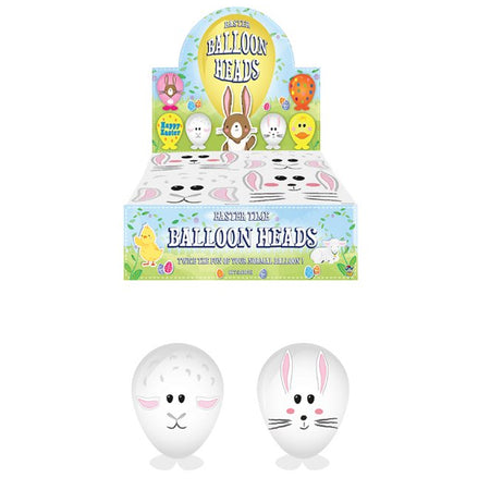 Easter Balloon Heads - 2 Assorted Designs