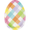 Eggcellent Easter Egg Shapes Serving Plates - 12