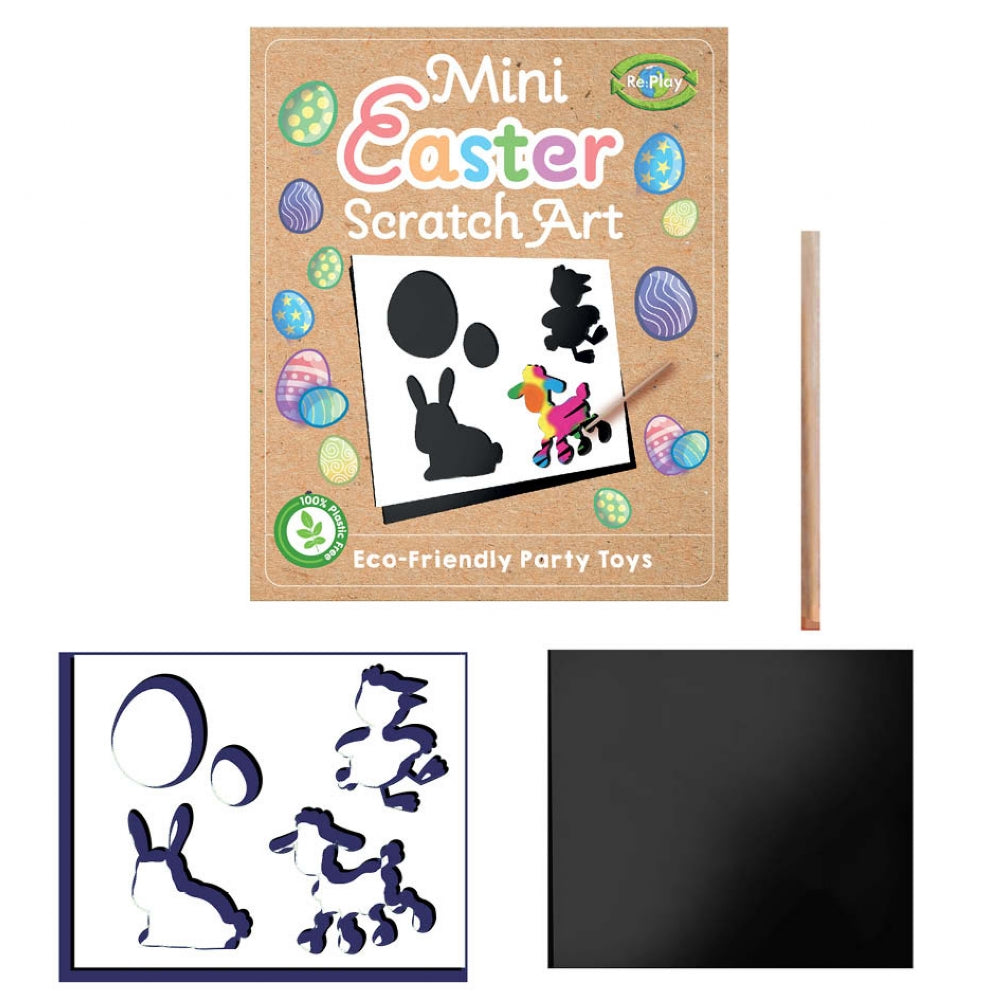 Easter Mini Scratch Art - Plastic Free