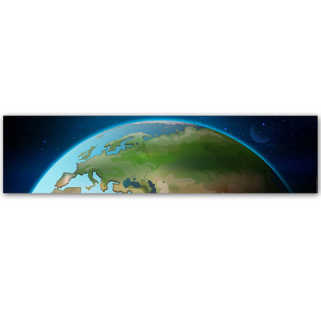 Earth Banner - 120cm x 30cm