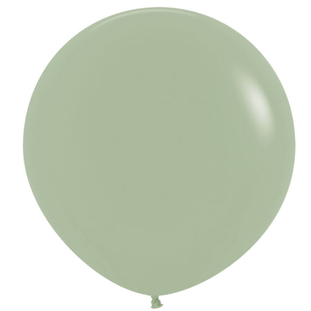 Large Eucalyptus Green Latex Balloons - 24