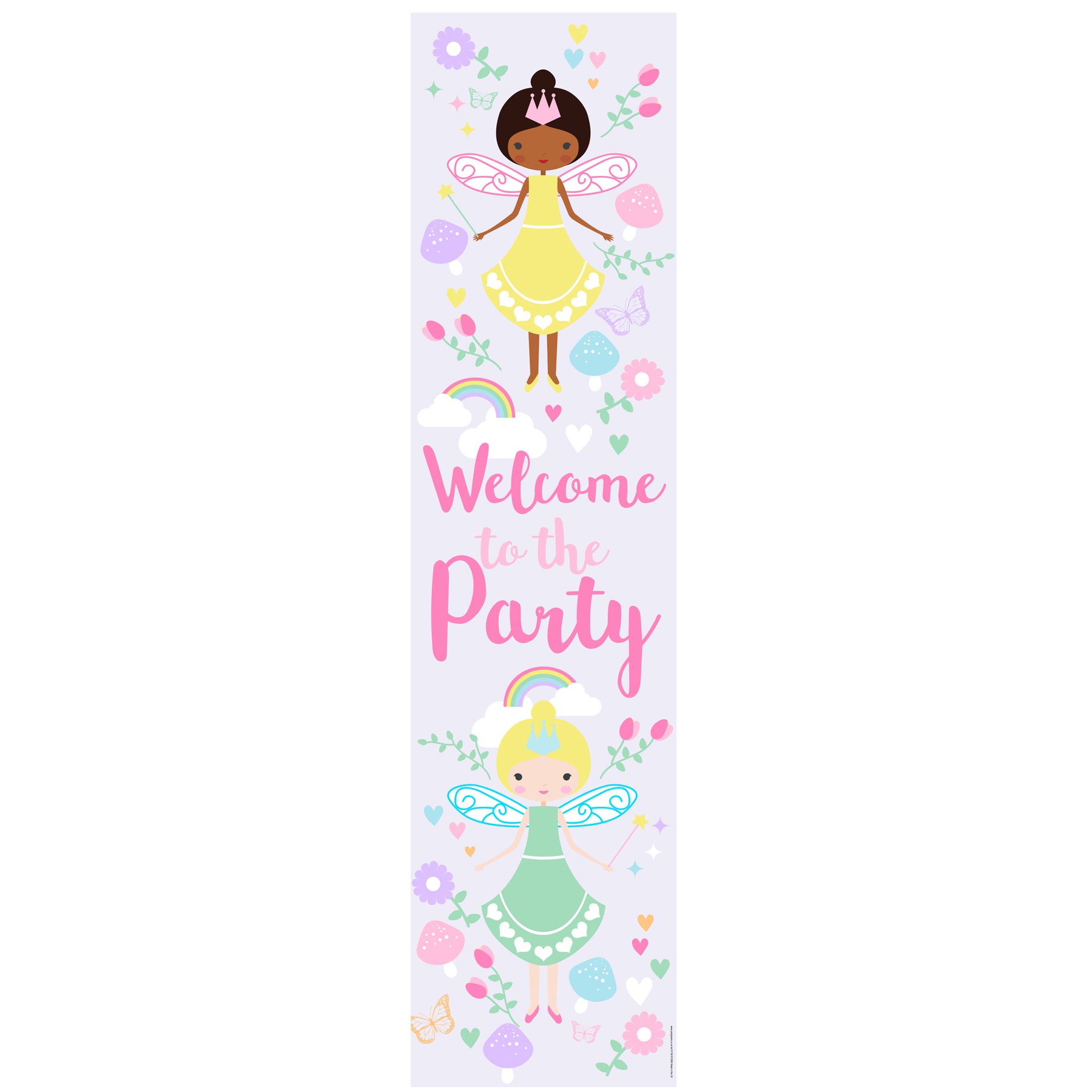 Fairy Welcome to the Party Door Banner Decoration - 1.2m