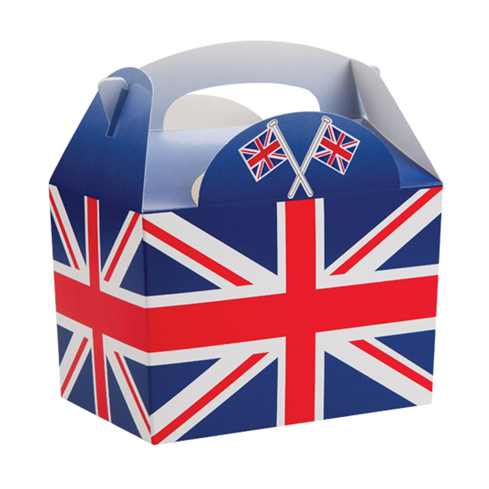 Union Jack British Flag Party Box - Each
