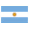 Argentina Polyester Fabric Flag 5ft x 3ft