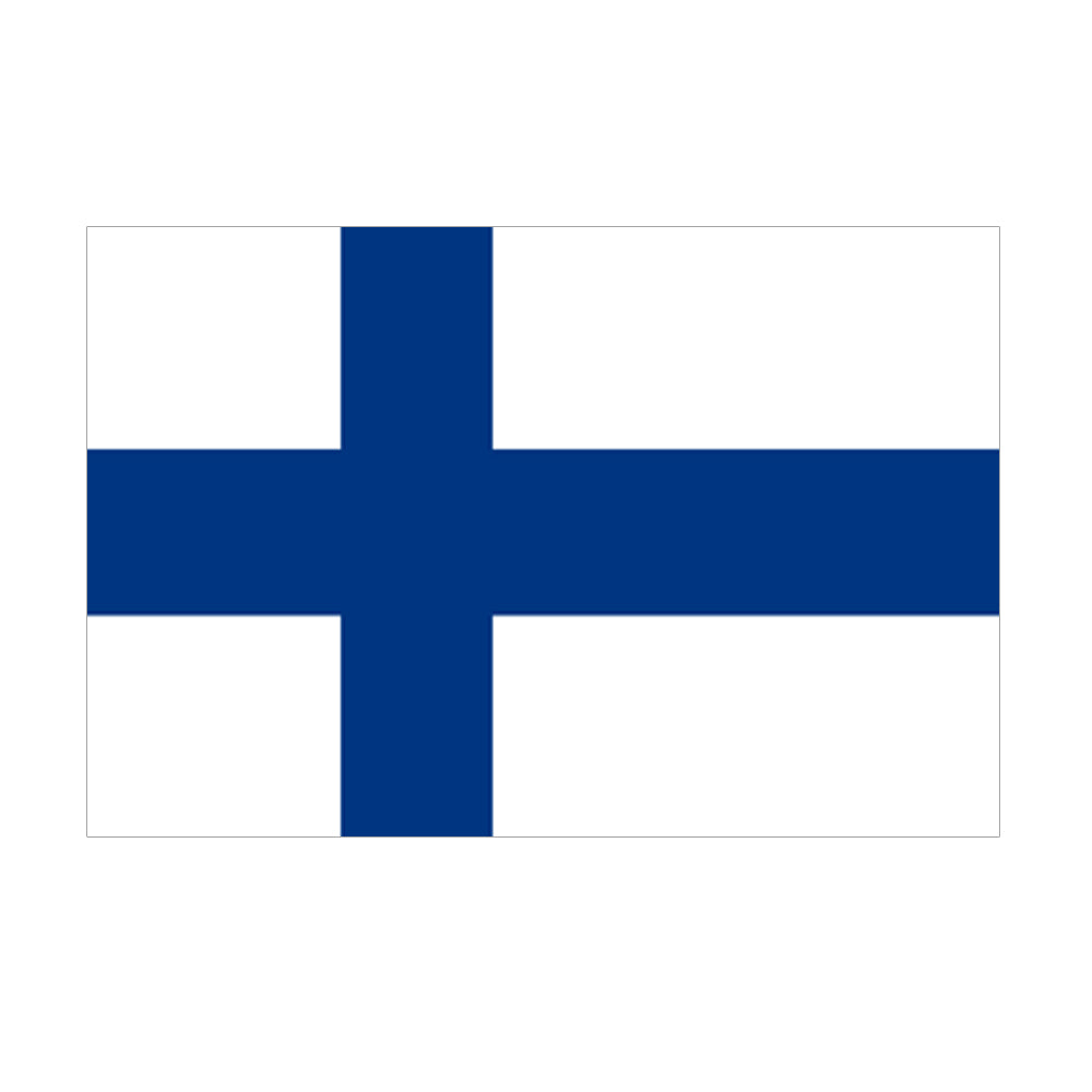 Finland Polyester Fabric Flag 5ft x 3ft