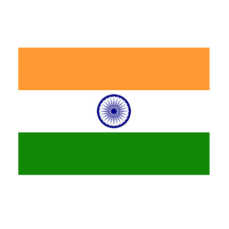 Indian Polyester Fabric Flag 5ft x 3ft