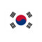 South Korean Polyester Fabric Flag 5ft x 3ft