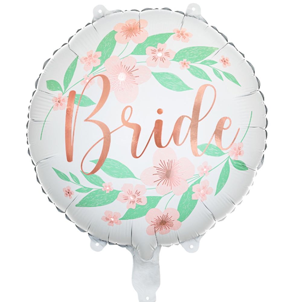 Bride Floral Foil Balloon - 18"