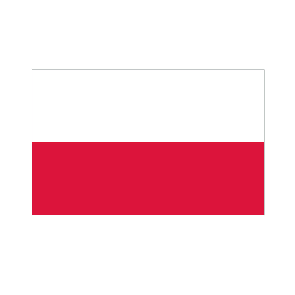 Polish Polyester Fabric Flag 5ft x 3ft